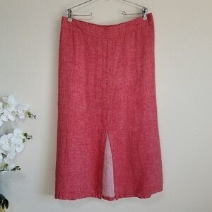 FLAX Linen Midi Skirt